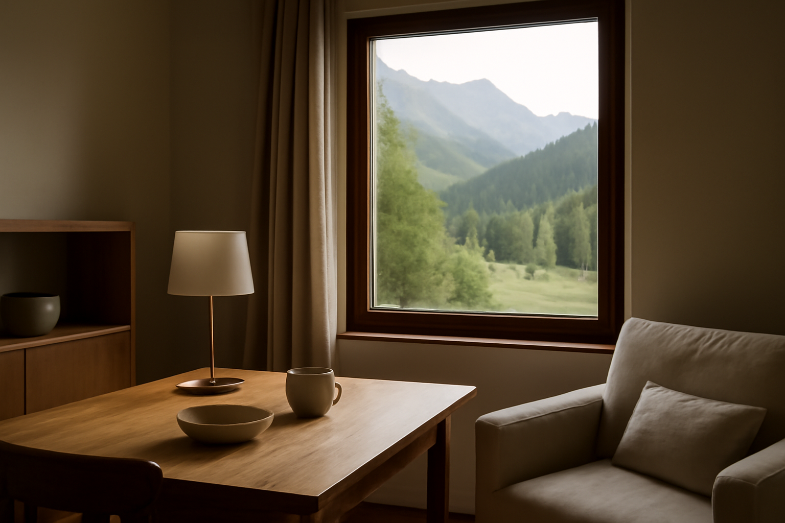 Apartamento turístico de montaña con ambiente acogedor y vistas a la naturaleza