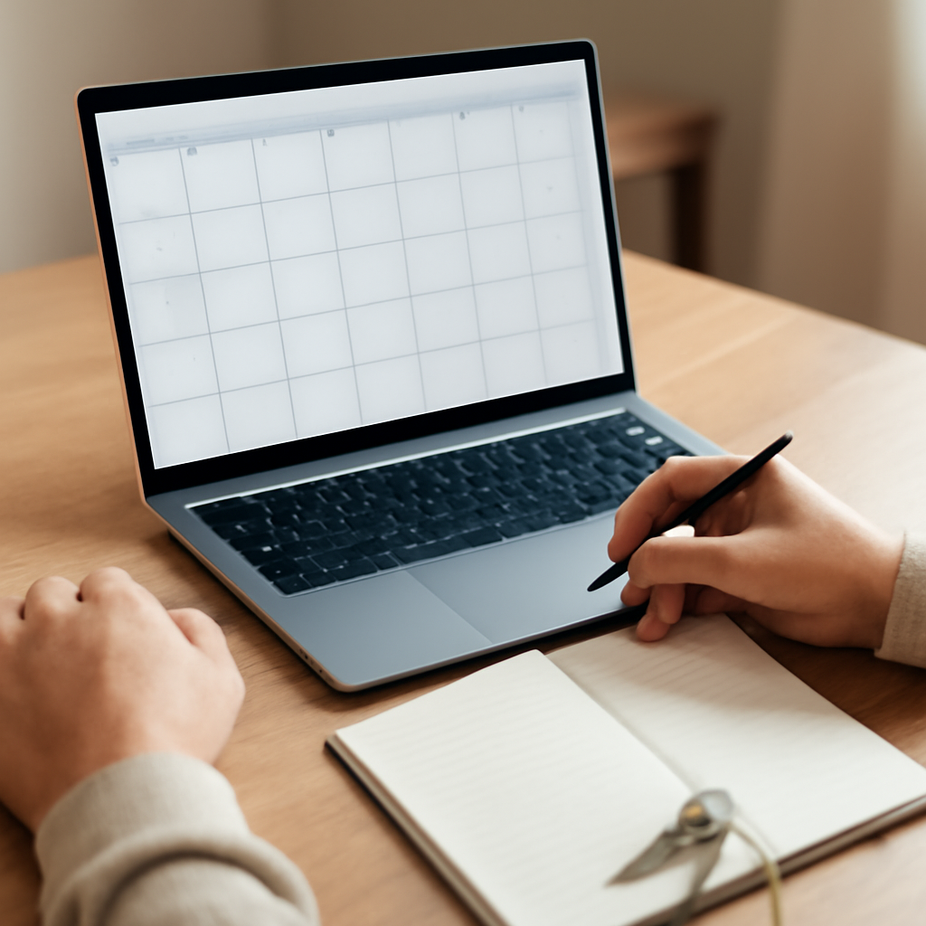Propietario revisando la disponibilidad y el calendario de reservas